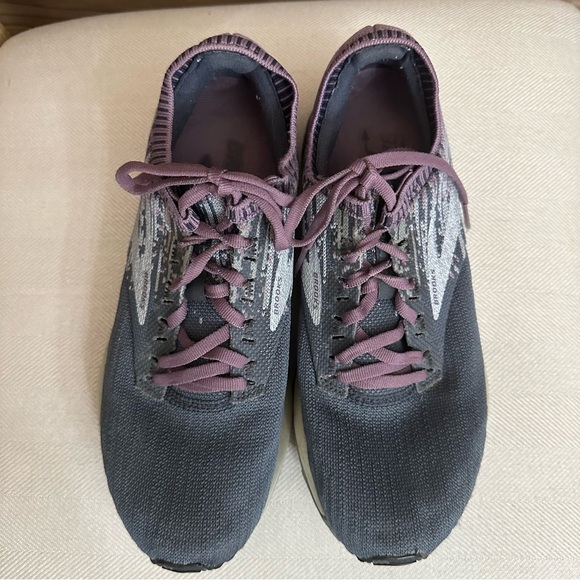 Brooks Ricochet Running Shoes Womens 8 Gray Mauve Athletic Trainers Sneakers - Picture 6 of 9